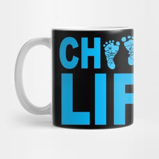 Choose Life Boy Blue Mug